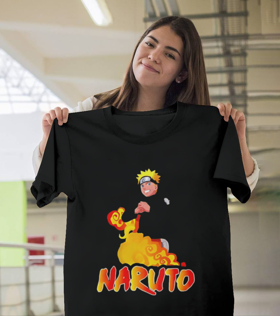 Naruto Atlanta Hawks Vintage 90s Style Anime T-Shirt