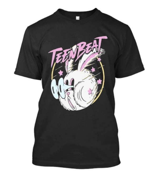 Teen Beat Blink Bunny Whimsical Pastel Stars Emo Vibe T-Shirt