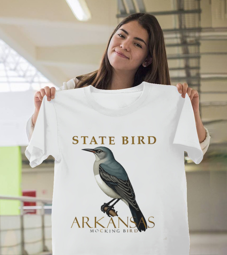 Arkansas State Bird Mockingbird T-Shirt