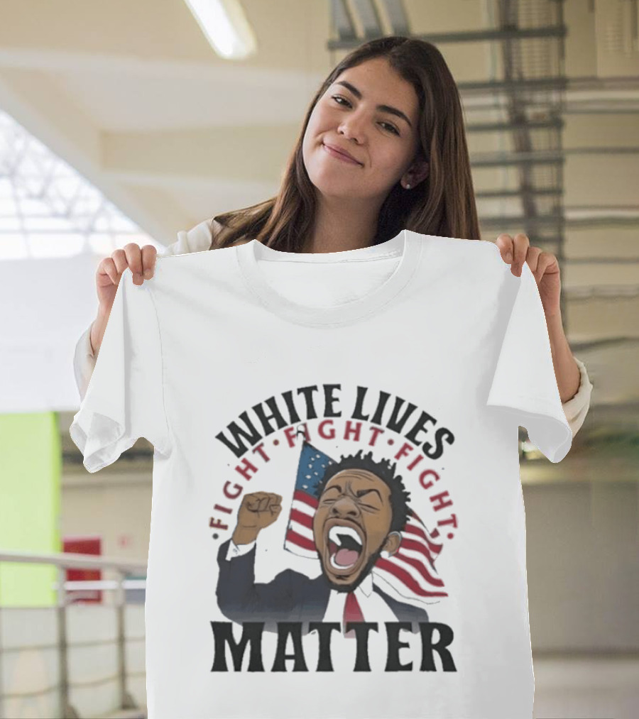 Kendrick Lamar White Lives Fight Matter American Flag Powers T-Shirt