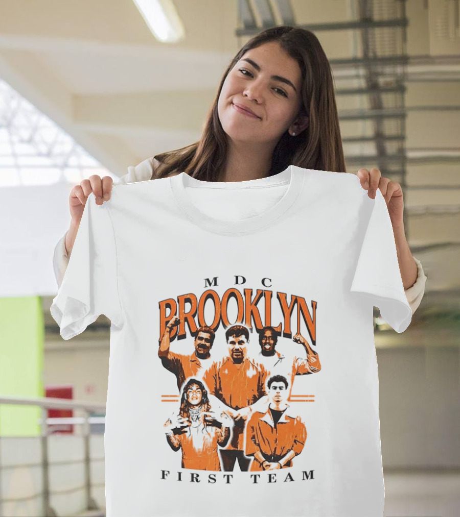 MDC Brooklyn First Team Meme Orange Figures T-Shirt