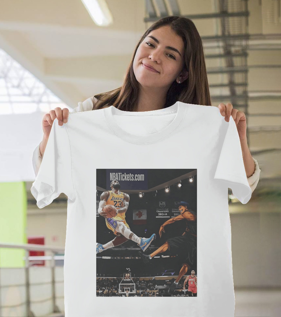 Alley Oop Lakers 23 NBA Anime Champions 2013 14 2017 18 T-Shirt