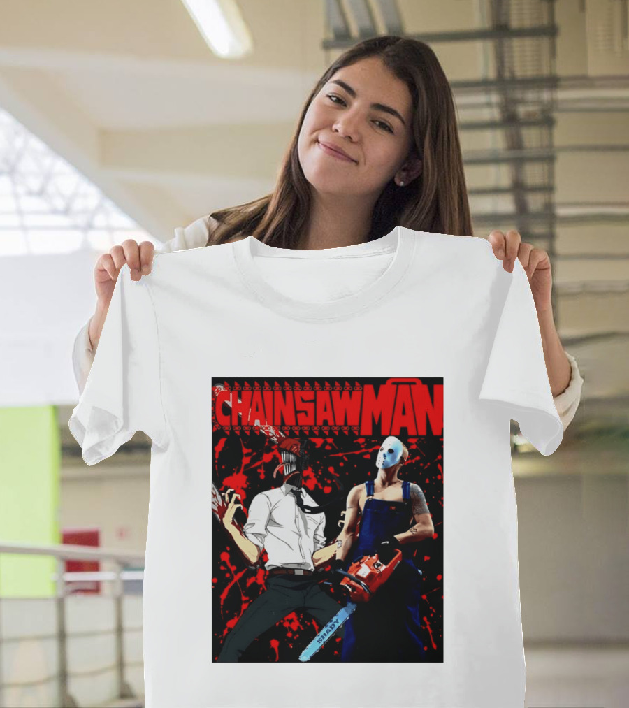 Chainsaw Man Shady Anime Horror T-Shirt