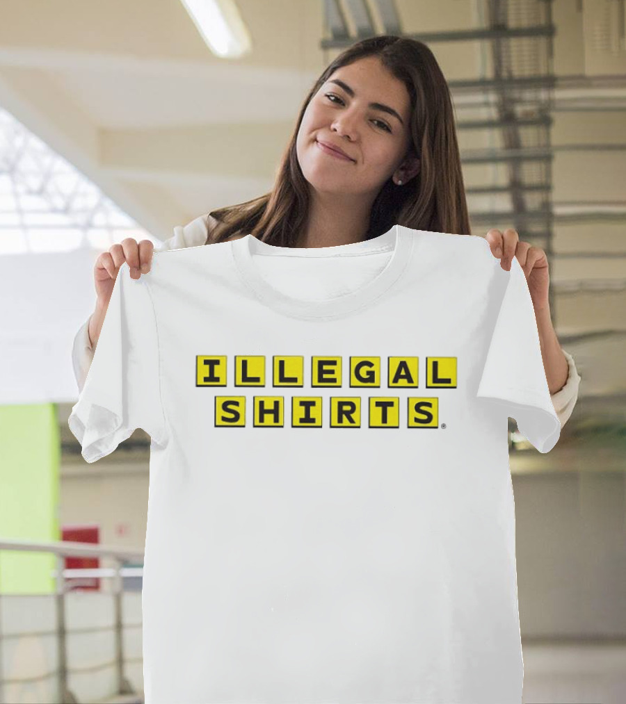 Illegal Waffle House Yellow Crossword Illegal T-Shirt