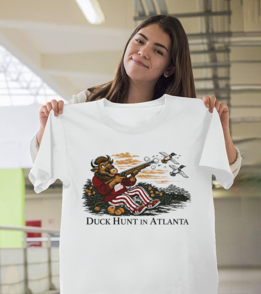 Indiana Hoosiers Duck Hunt In Atlanta Sports Fan T-Shirt