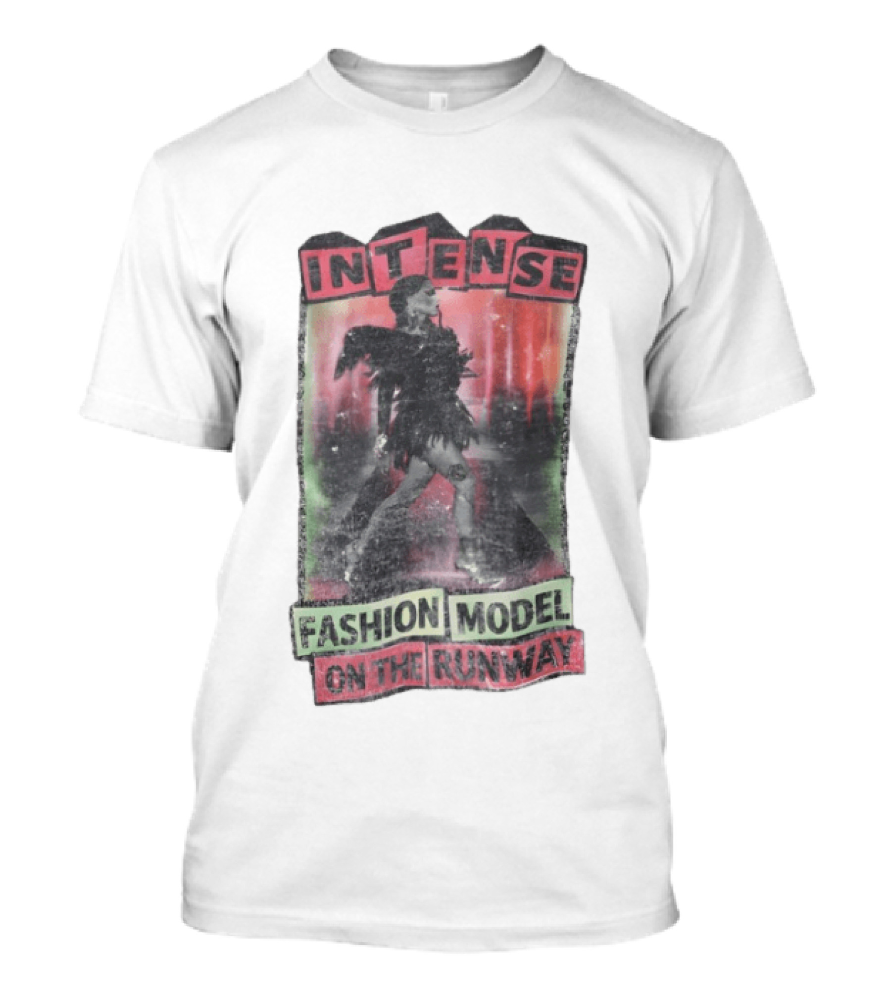 Intense Fashion Model On The Runway T-Shirt