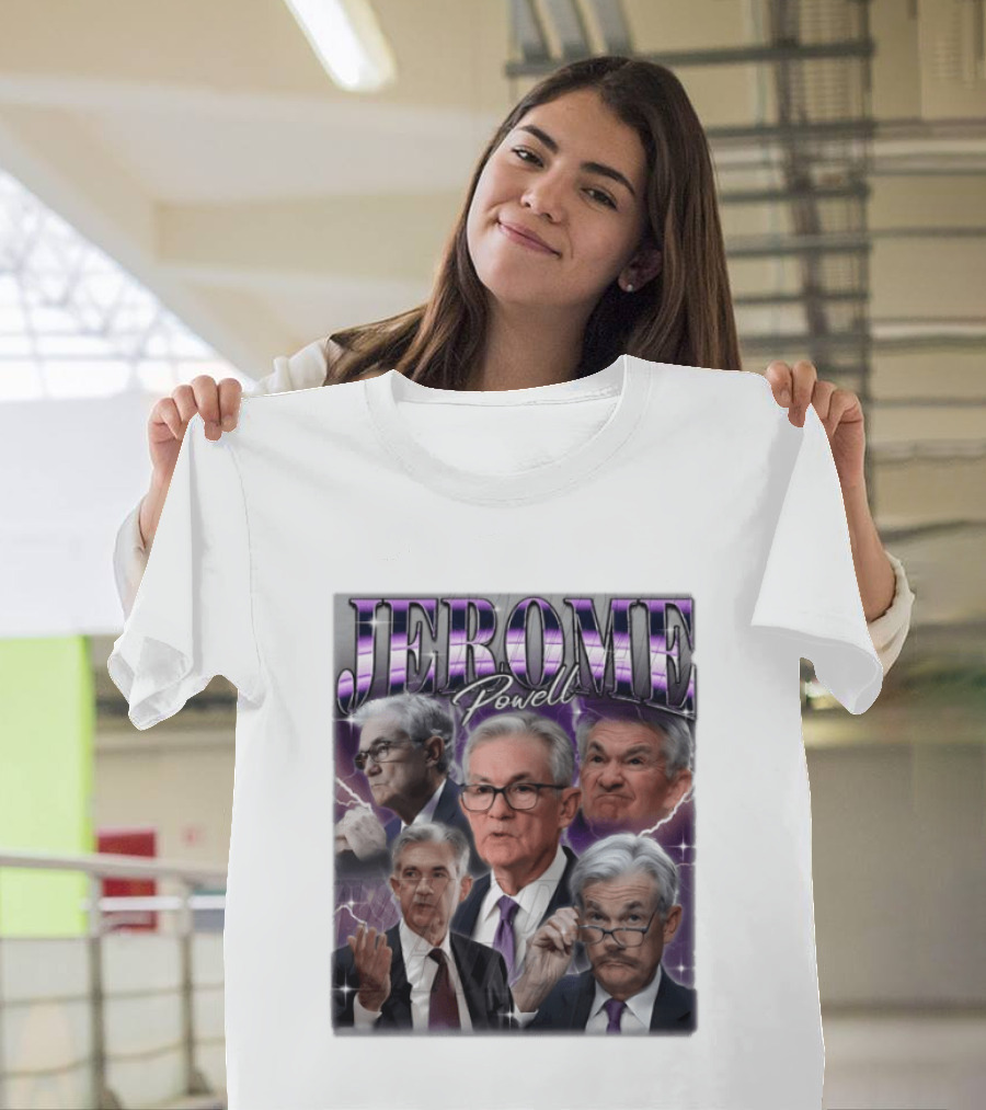 Jerome Powell Collage Multiple Expressions And Poses T-Shirt
