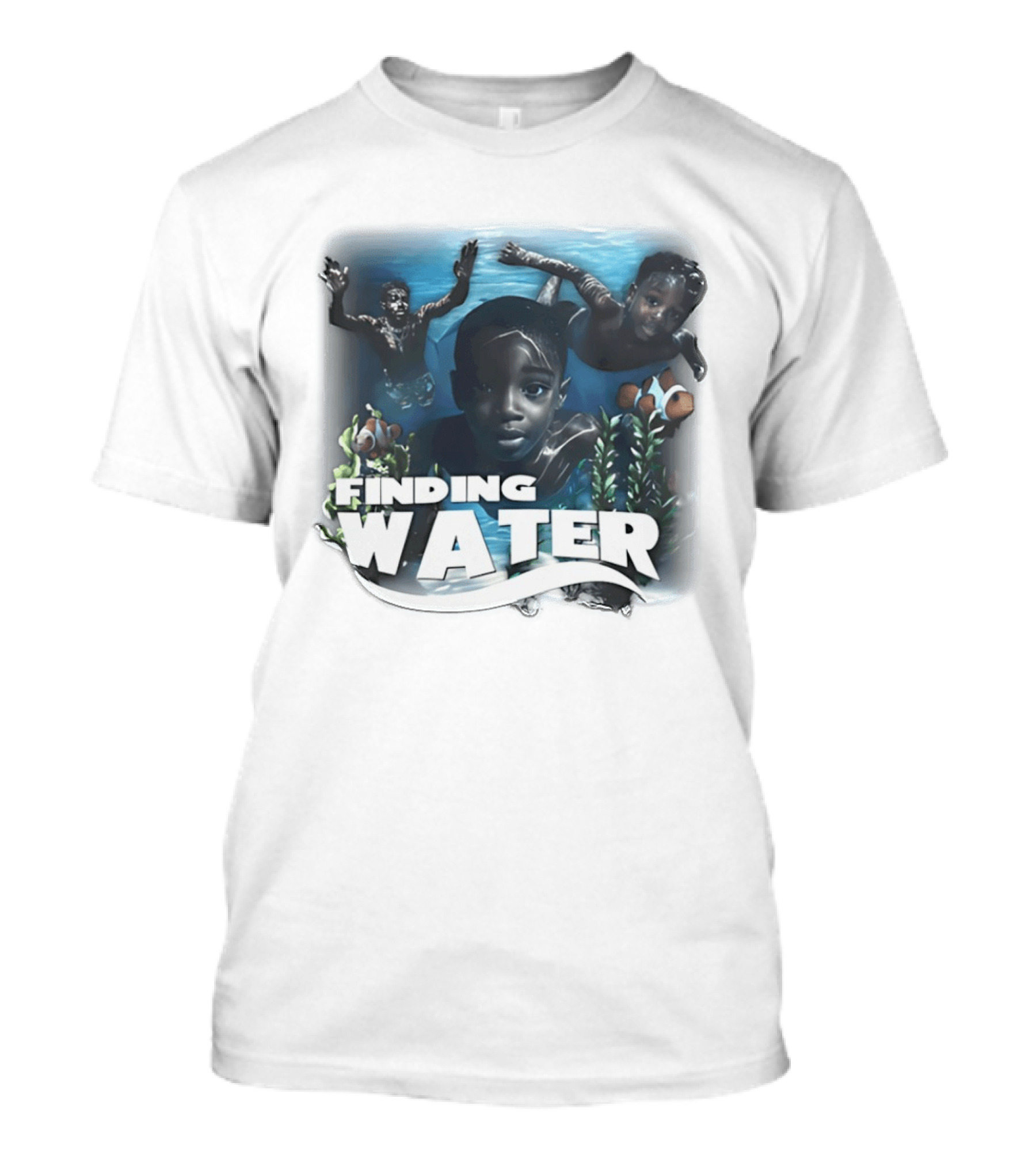 Finding Water Adventures Kids Underwater Journey T-Shirt