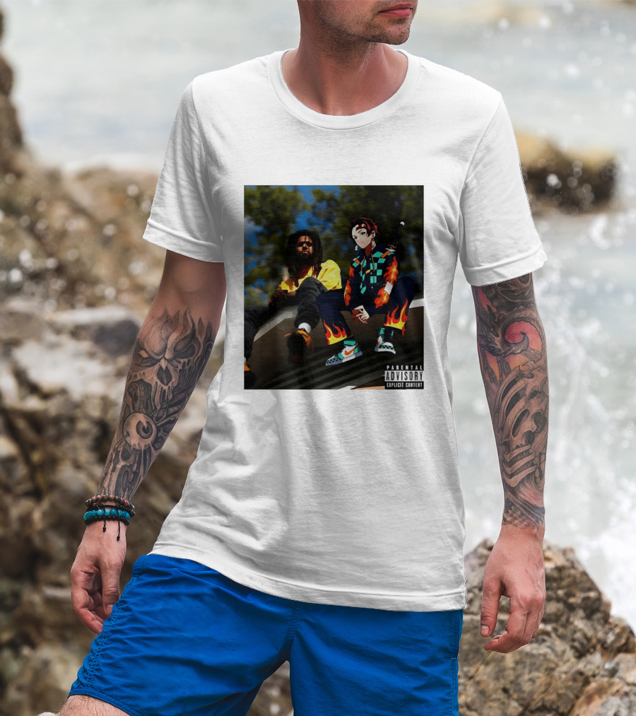 Forest Hills Scru Face Jean Tanjiro Kamado Parental Advisory Explicit Content T-Shirt