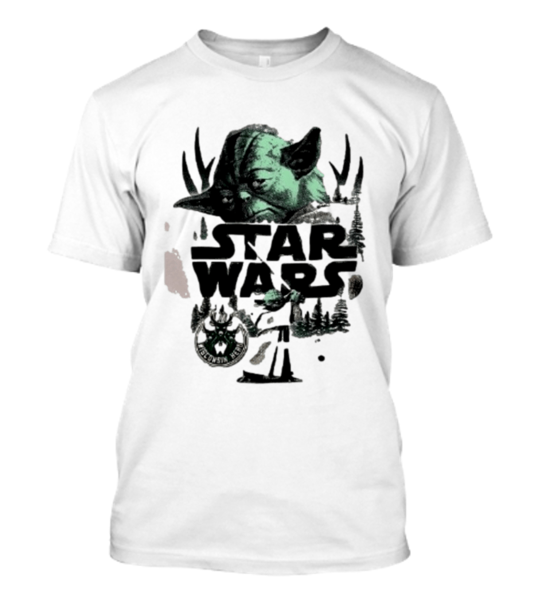 Star Wars Yoda Wisconsin Herd Crossover Collaboration T-Shirt