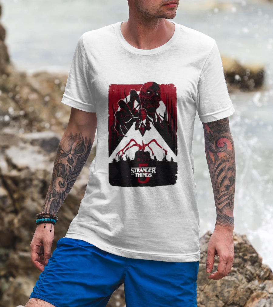 Stranger Things Season 5 Vecna Max Red T-Shirt