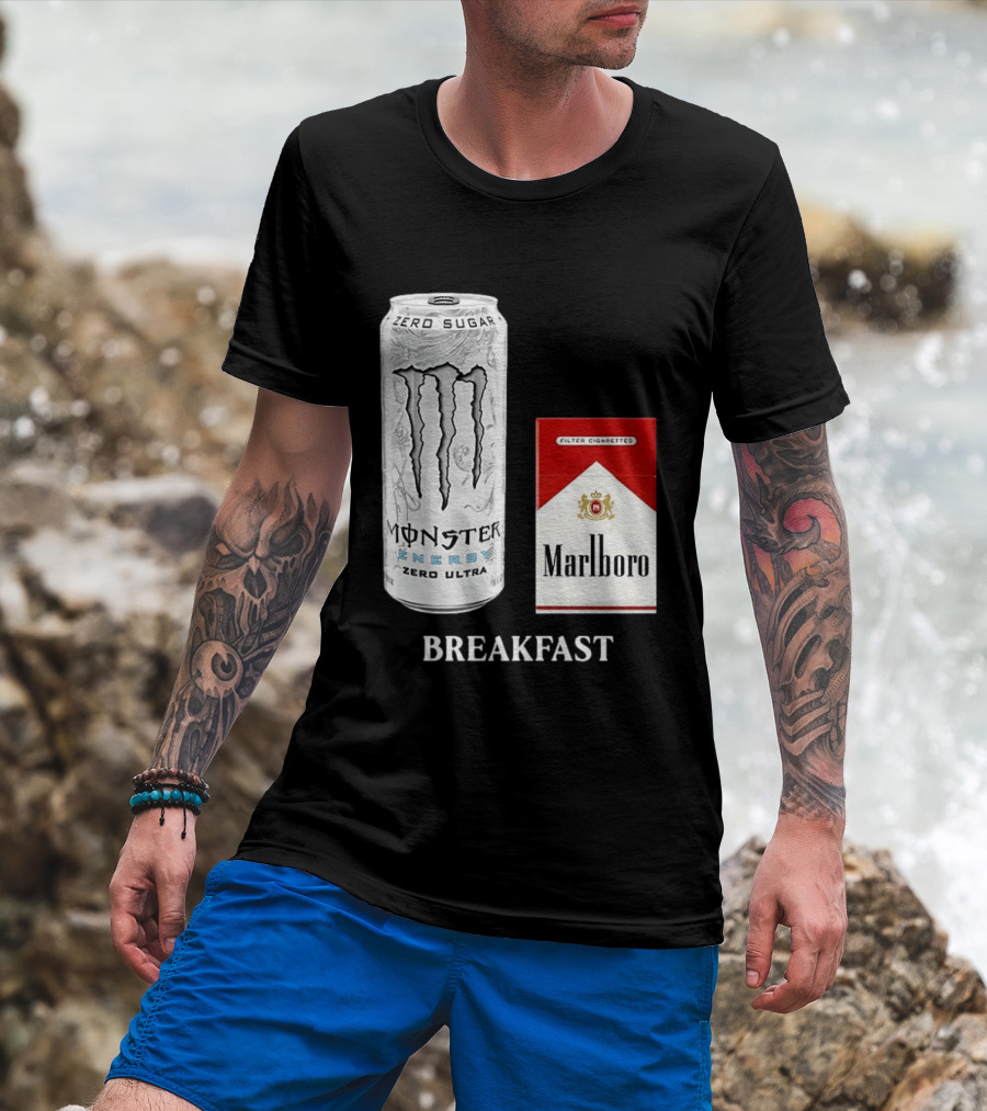 Monster Zero Ultra Marlboro Red Breakfast Combo T-Shirt