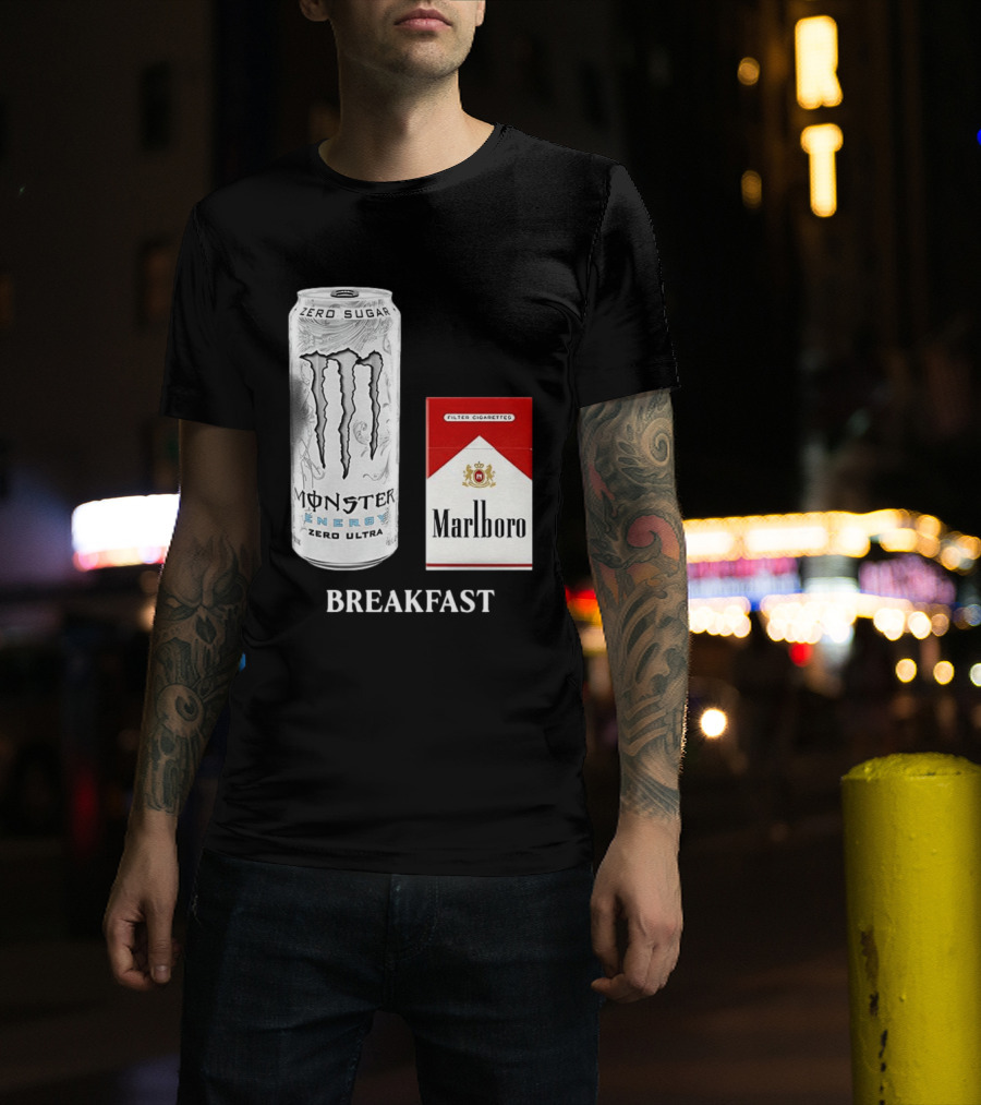 Monster Zero Ultra Marlboro Red Breakfast Combo T-Shirt