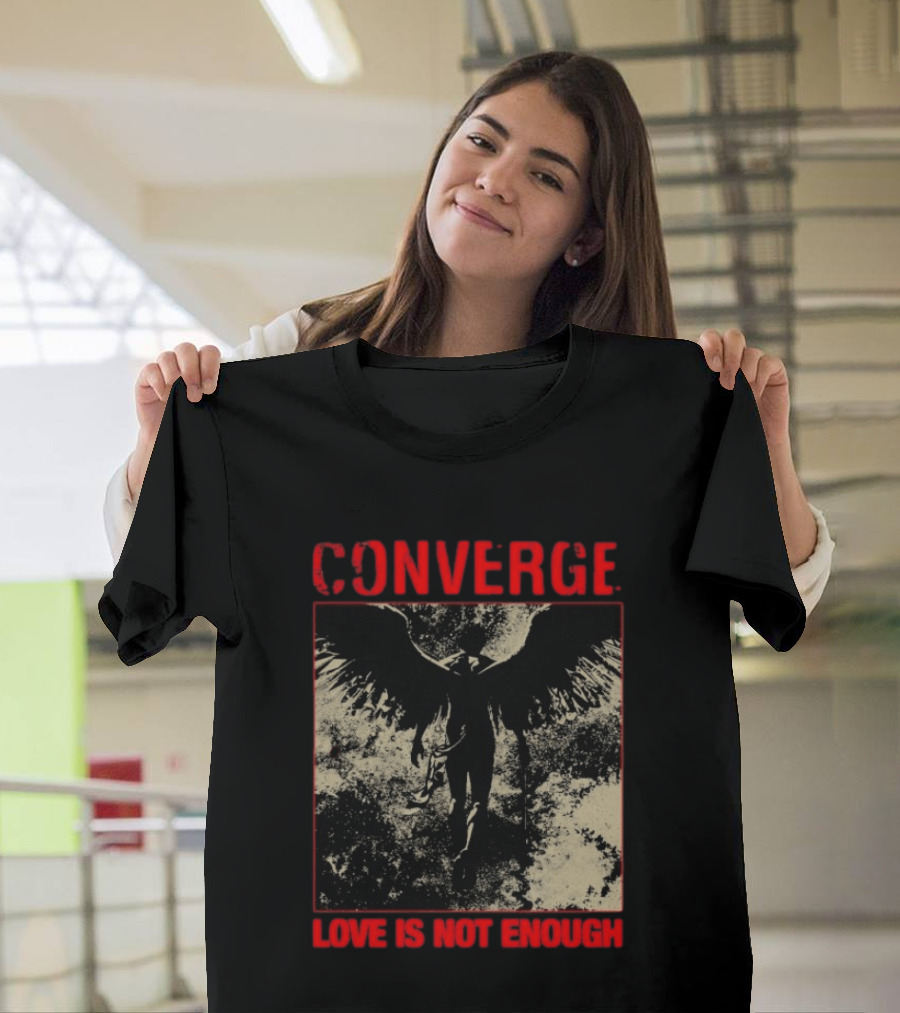 Converge Love Is Not Enough Angel Wings T-Shirt