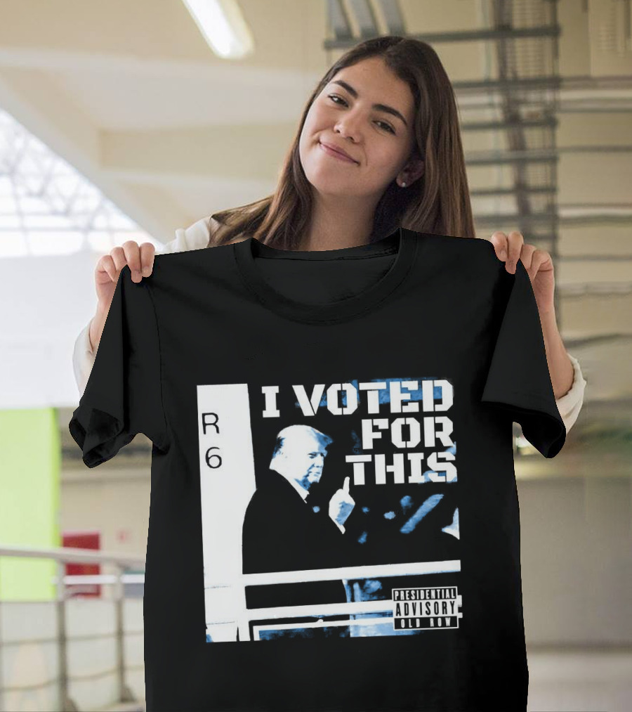 I Voted For This Trump Middle Finger T-Shirt