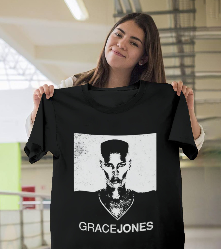 Grace Jones Classic Style Minimalist T-Shirt