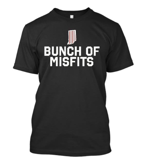 Indiana Hoosiers Bunch Of Misfits Iconic Striped State T-Shirt