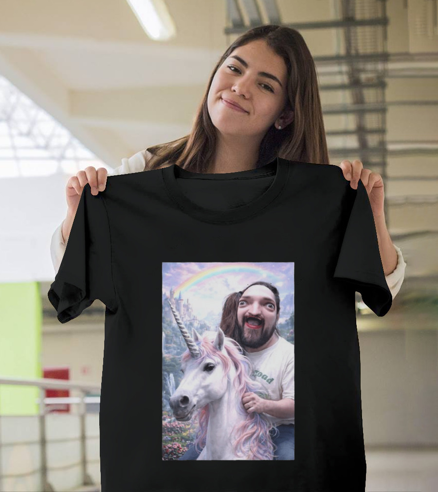 Leigh McClendon Okay Unicorn Fantasy Adventure T-Shirt