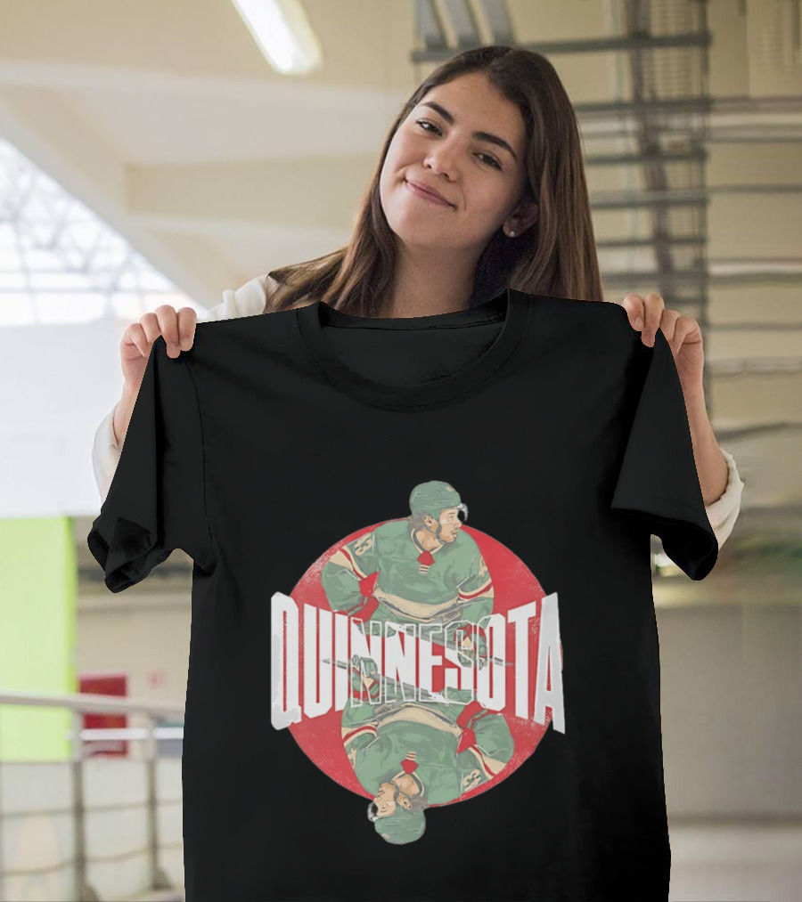 Quinnesota Reflect NHL Player Minnesota Hockey T-Shirt