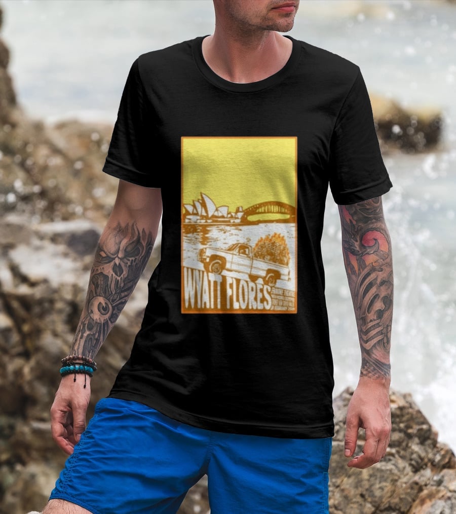 Wyatt Flores Sydney Opera House February 18 2026 Retro Truck Art New South Wales T-Shirt