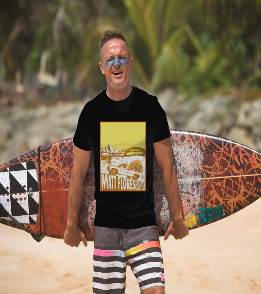 Wyatt Flores Sydney Opera House February 18 2026 Retro Truck Art New South Wales T-Shirt