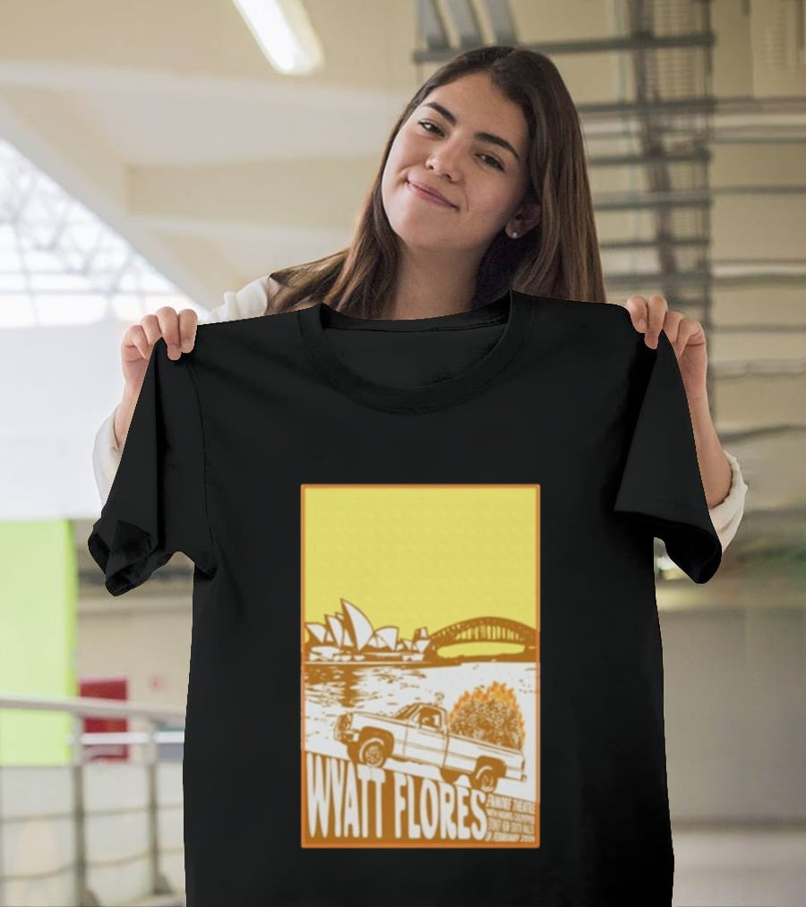 Wyatt Flores Sydney Opera House February 18 2026 Retro Truck Art New South Wales T-Shirt
