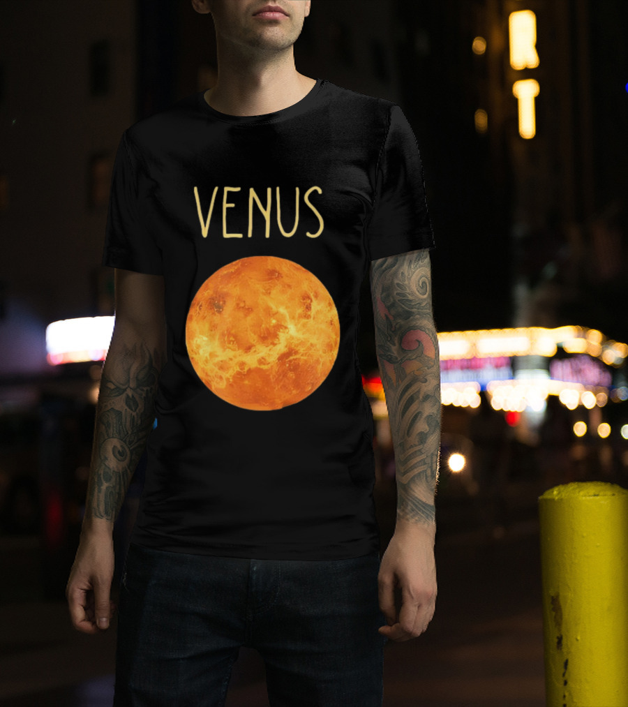 Venus Camiseta Planet Solar System T-Shirt