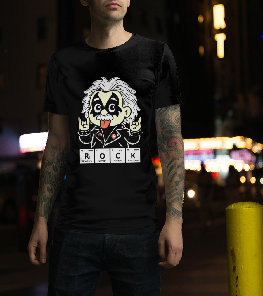 Rock Science Albert Einstein Kiss Makeup Tongue Out T-Shirt