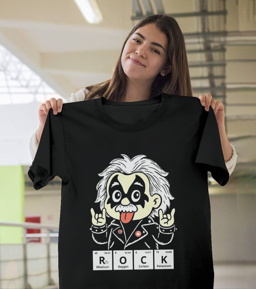 Rock Science Albert Einstein Kiss Makeup Tongue Out T-Shirt