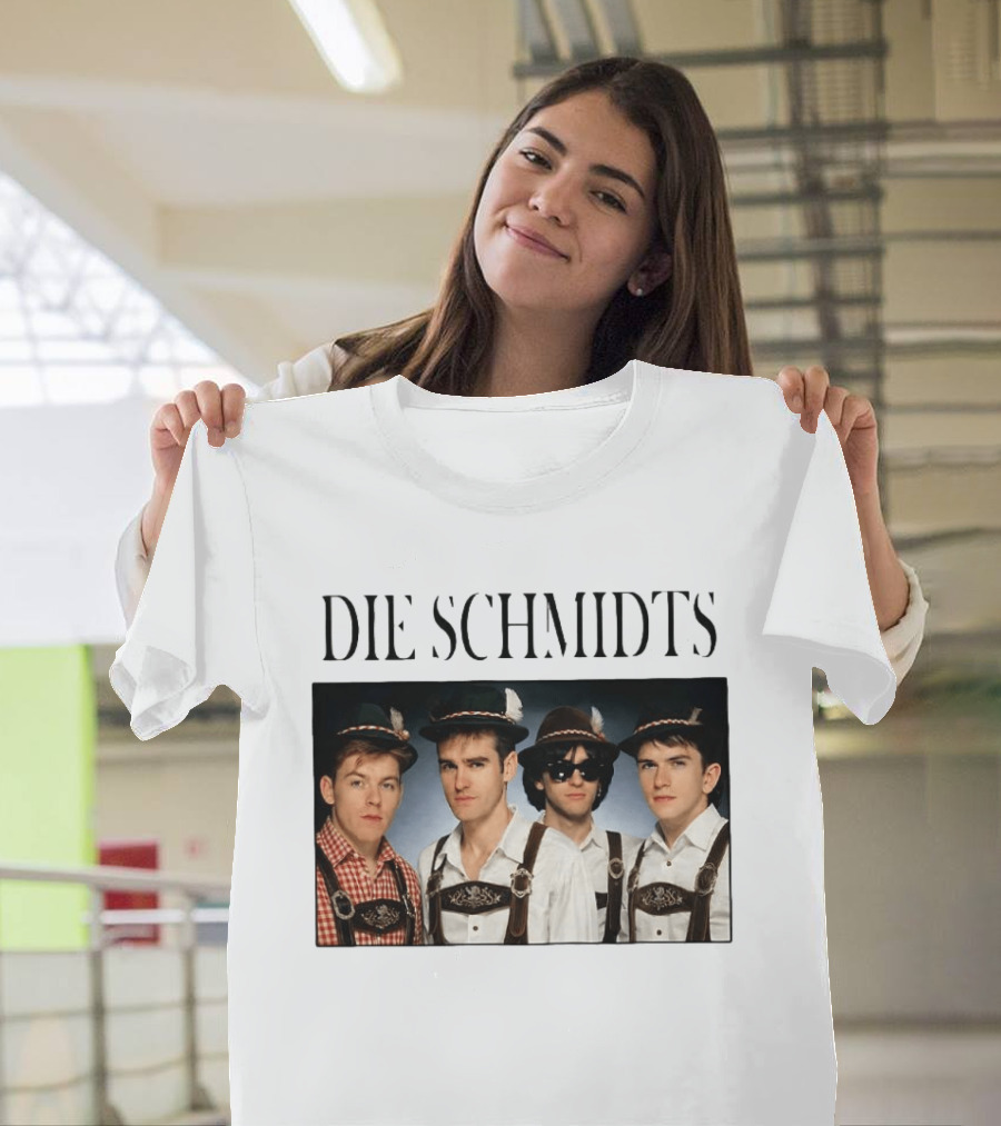 Die Schmidts Oktoberfest Band Photo Bavarian Outfit T-Shirt