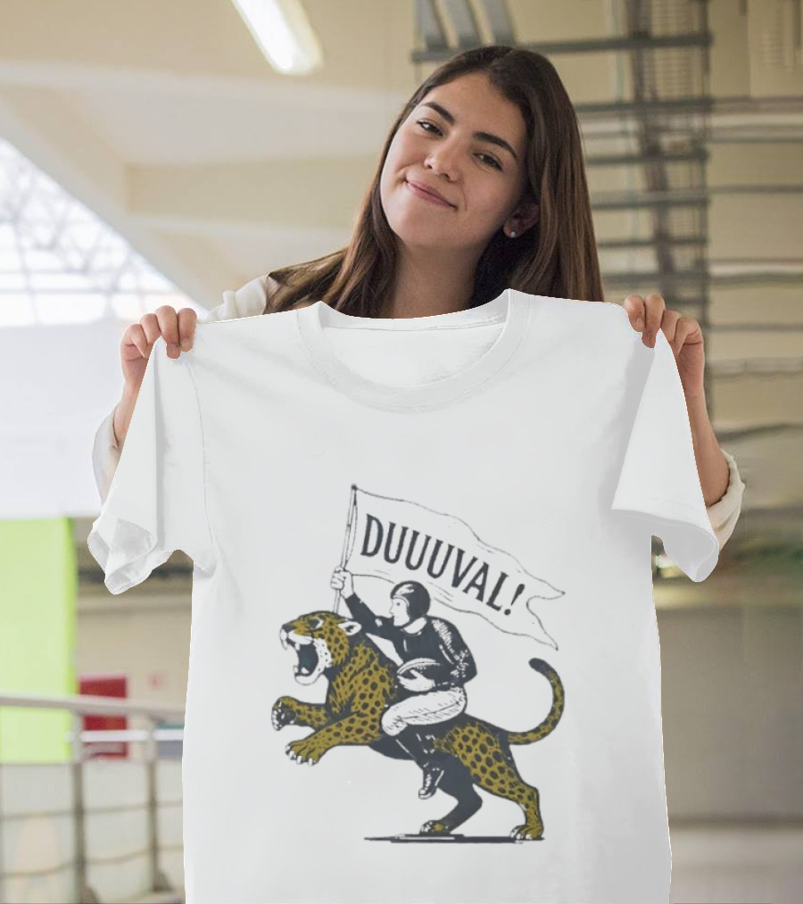 Duuuval Football Jaguar Rider Jacksonville T-Shirt