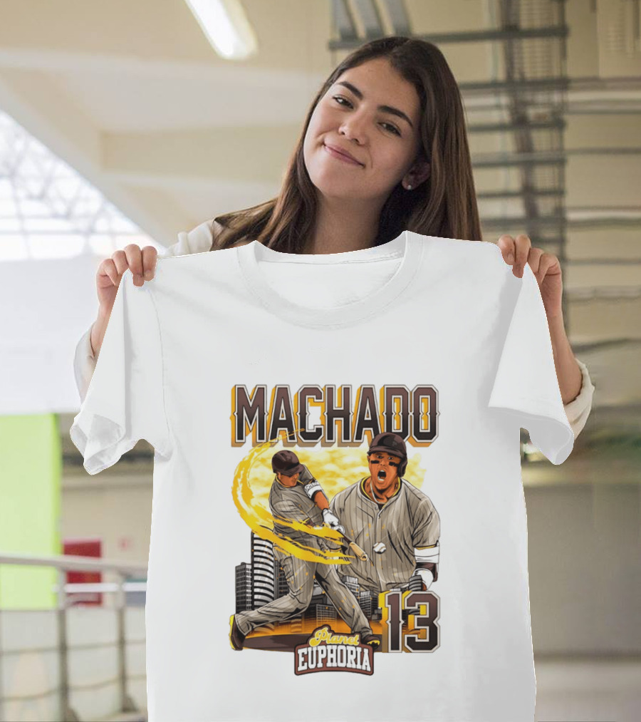 Manny Machado 13 San Diego Padres Planet Euphoria T-Shirt