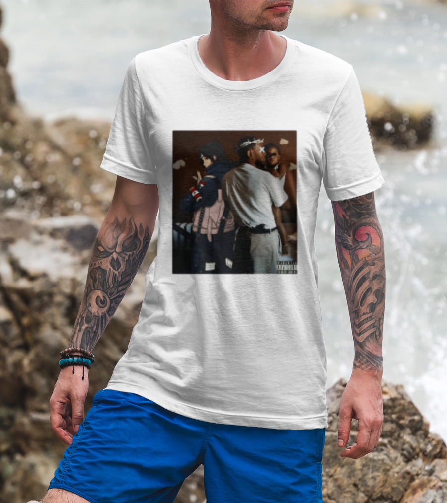Mr Morale Kendrick Lamar Naruto Sasuke Collaboration T-Shirt