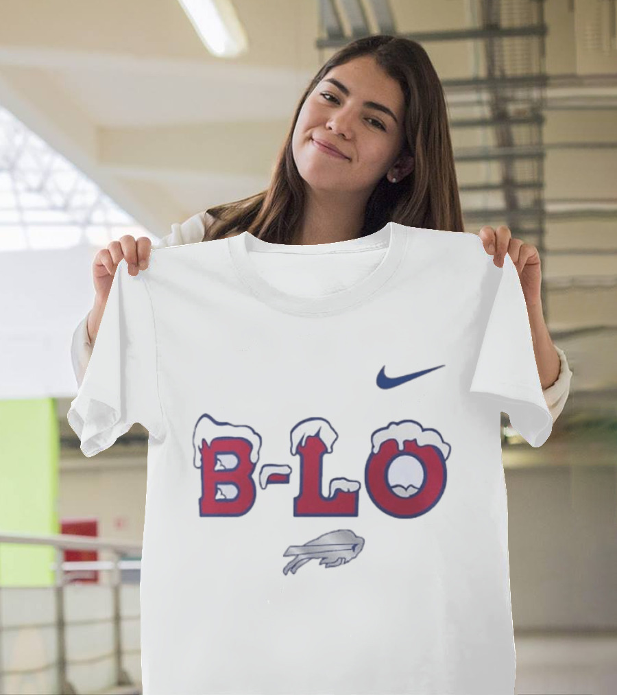 Nike Buffalo Bills B Lo Rivalry Series Snow Edition T-Shirt