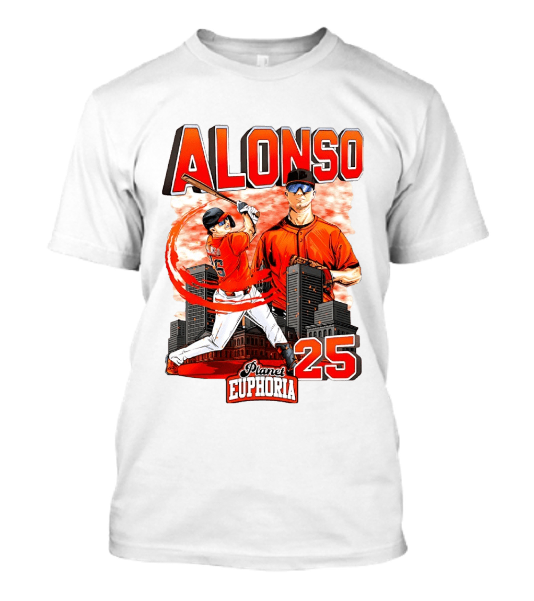 ALONSO New York Mets Planet Euphoria 25 T-Shirt