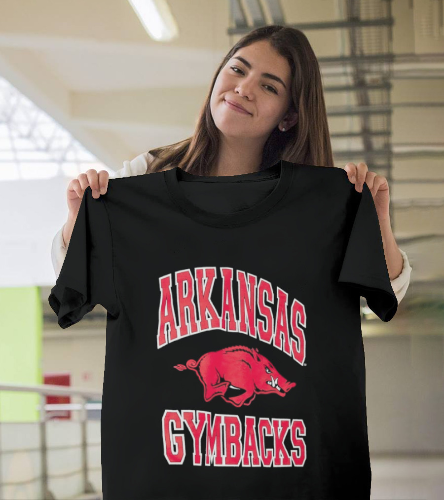 Arkansas Razorbacks Gymbacks Red Pig T-Shirt