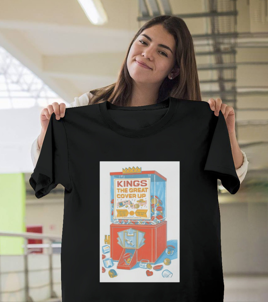 Kings The Great Cover Up January Raleigh NC 2026 February 2027 T-Shirt