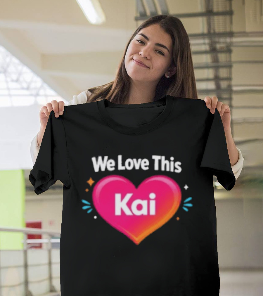 We Love This Kai Heart Design With Colorful Accents T-Shirt