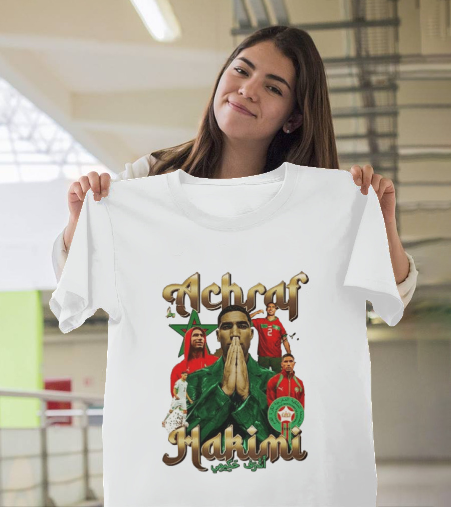 Achraf Hakimi Morocco National Team World Cup 2026 T-Shirt