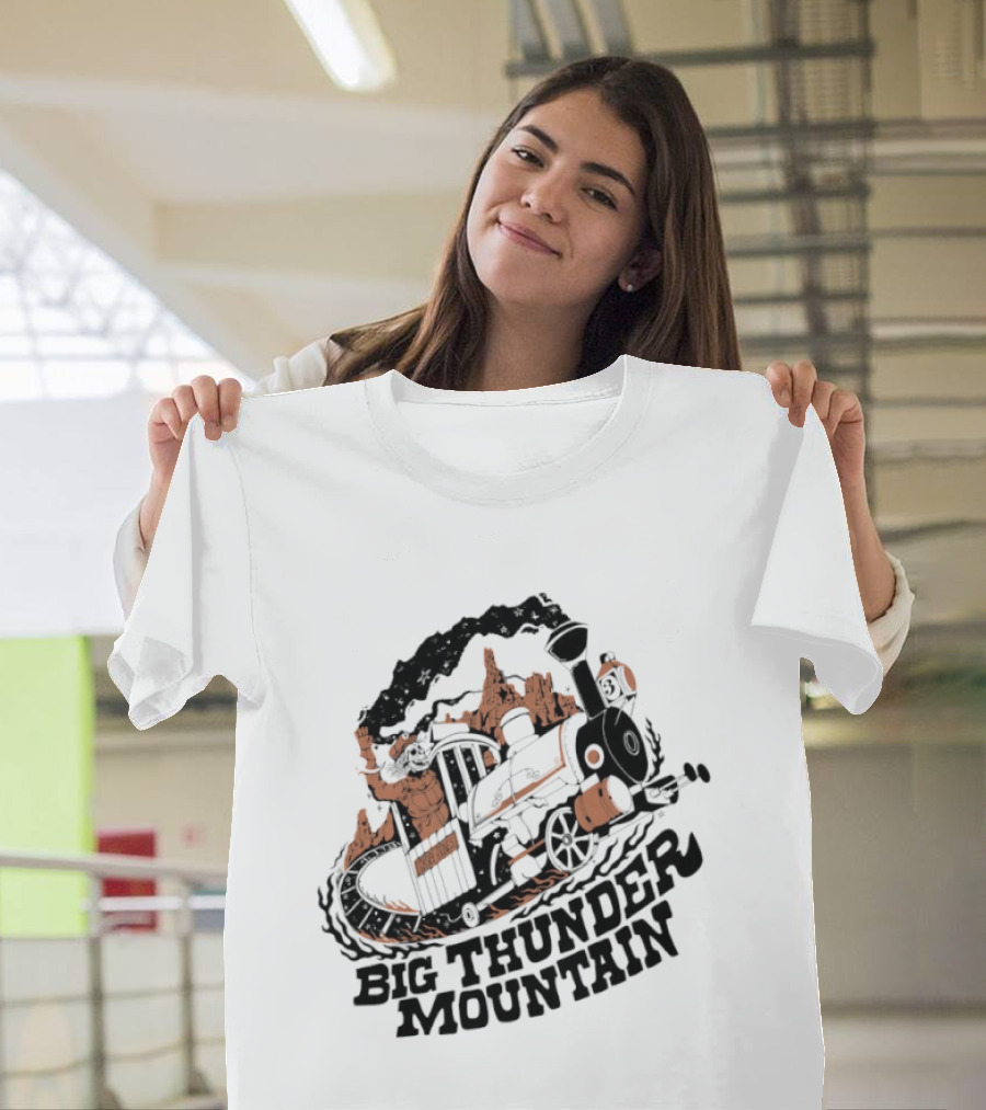 Big Thunder Mountain Railroad Skeleton Train Adventure T-Shirt