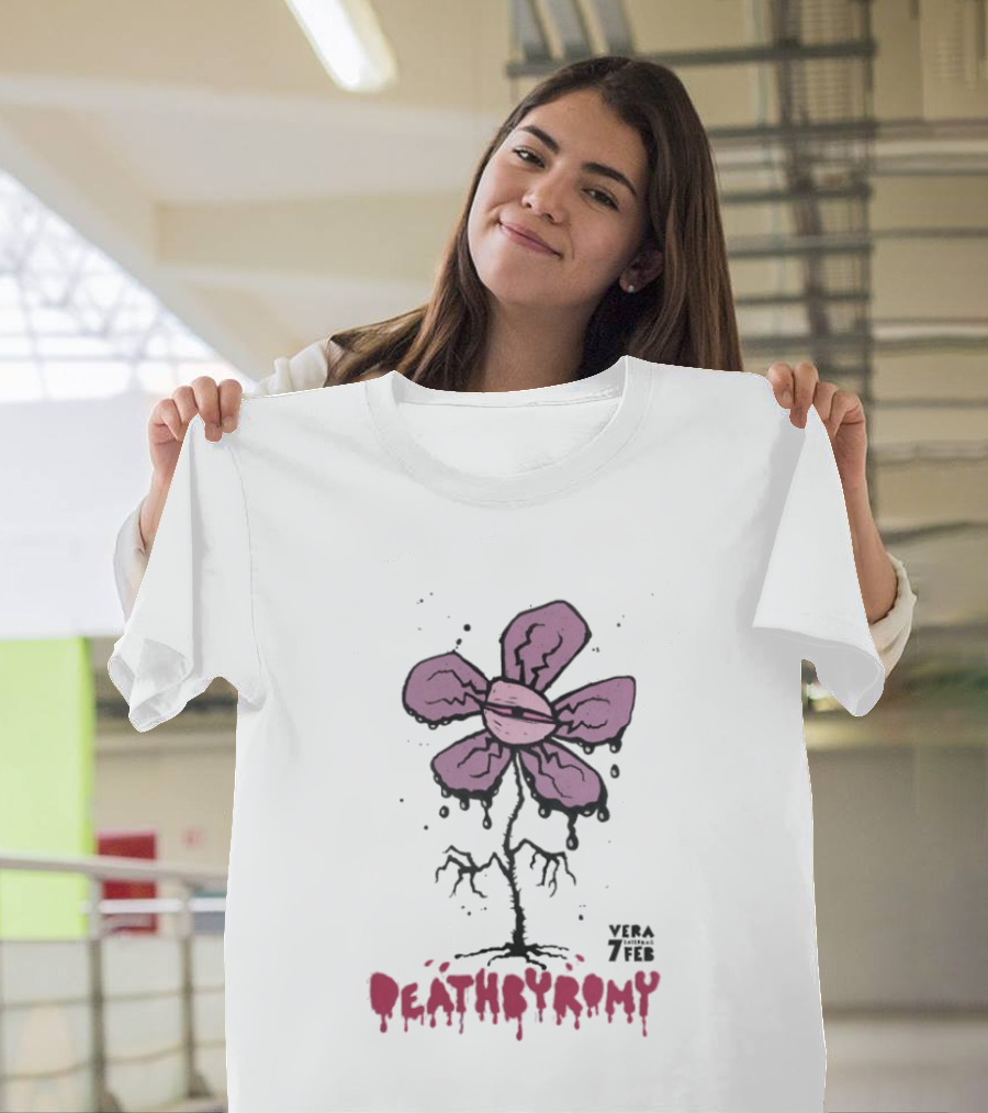 DeathbyRomy Vera 7 Feb Groningen Netherlands 2 7 2026 Purple Flower T-Shirt