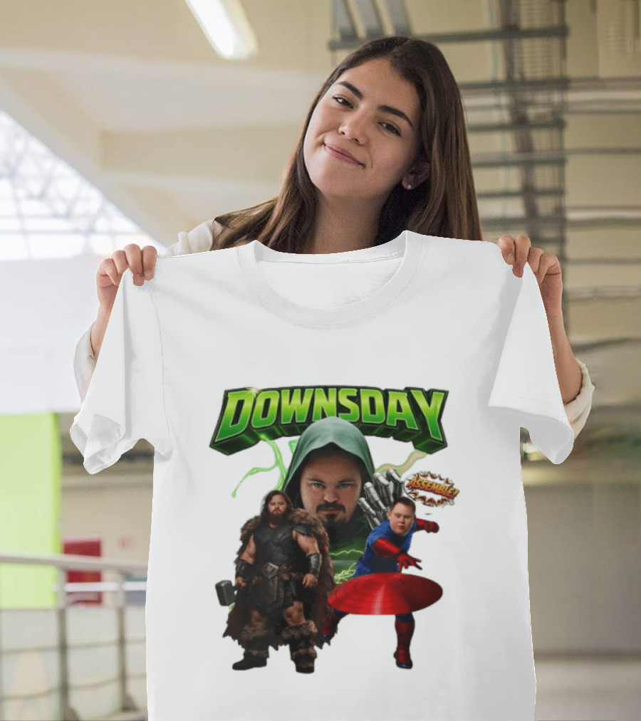 Downsday Assemble Superhero Team Avengers T-Shirt