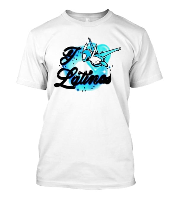 I Latinas Lugia Pokémon Style Art Blue T-Shirt
