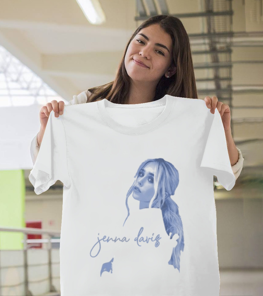 Jenna Davis Photo Blue T-Shirt