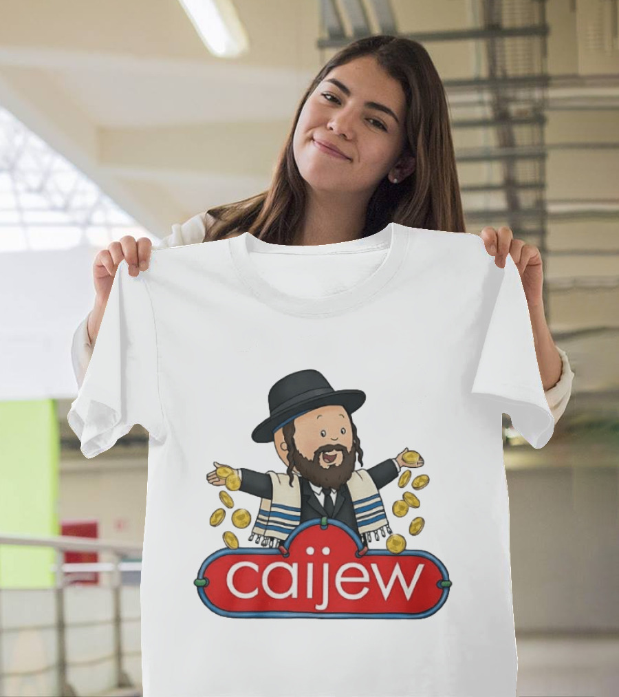 Jewish Caijew Meme Funny Rabbi Throwing Coins T-Shirt