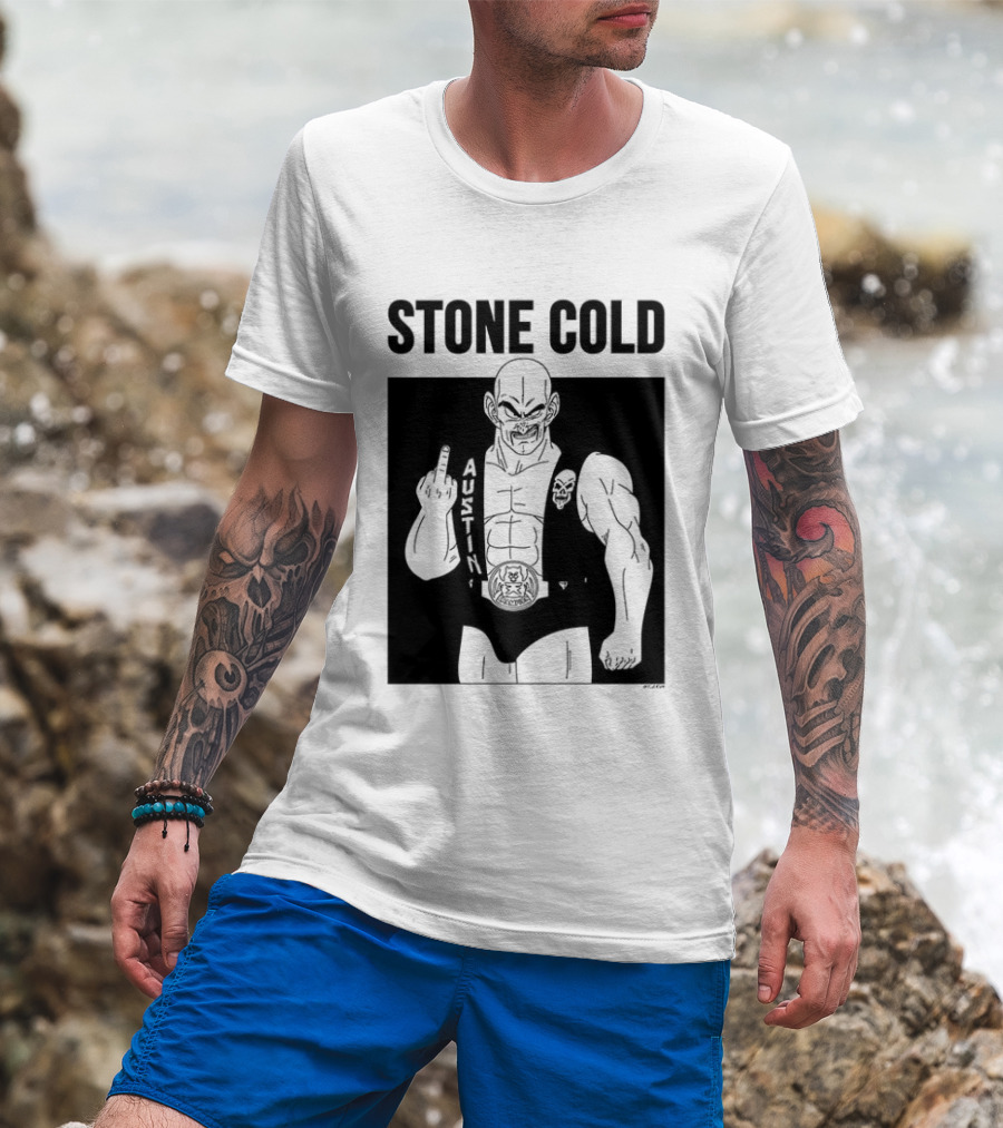 Stone Cold Nappa Gesture Iconic Fusion T-Shirt