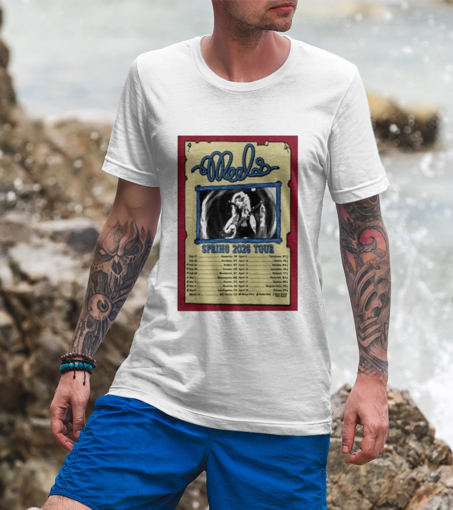 Meels Spring 2026 Tour Concert Dates And Locations T-Shirt