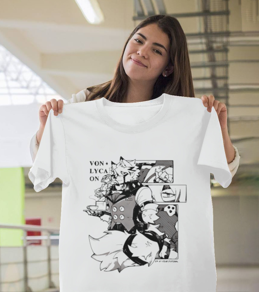 Von Lycaon Comic Collage T-Shirt