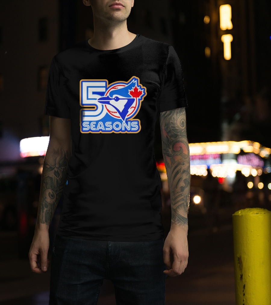 Blue Jays 50 Seasons Anniversary Celebration T-Shirt