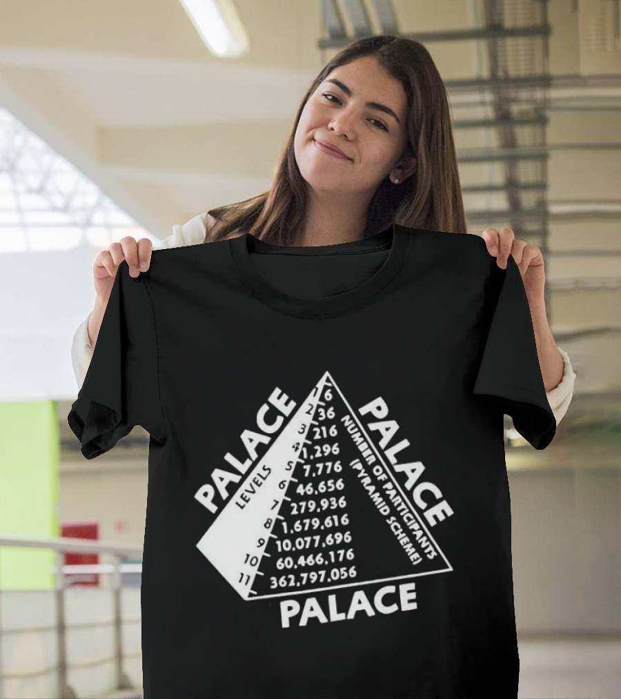 Palace Pyramid Scheme Participants Numbers Pyramid T-Shirt